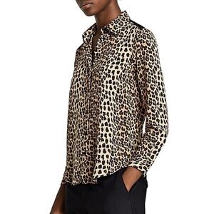Zara Leopard Print Blouse
